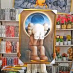 Brown Kaws Canvas Frame - Image 2