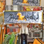 6 Running Horses - Image 2