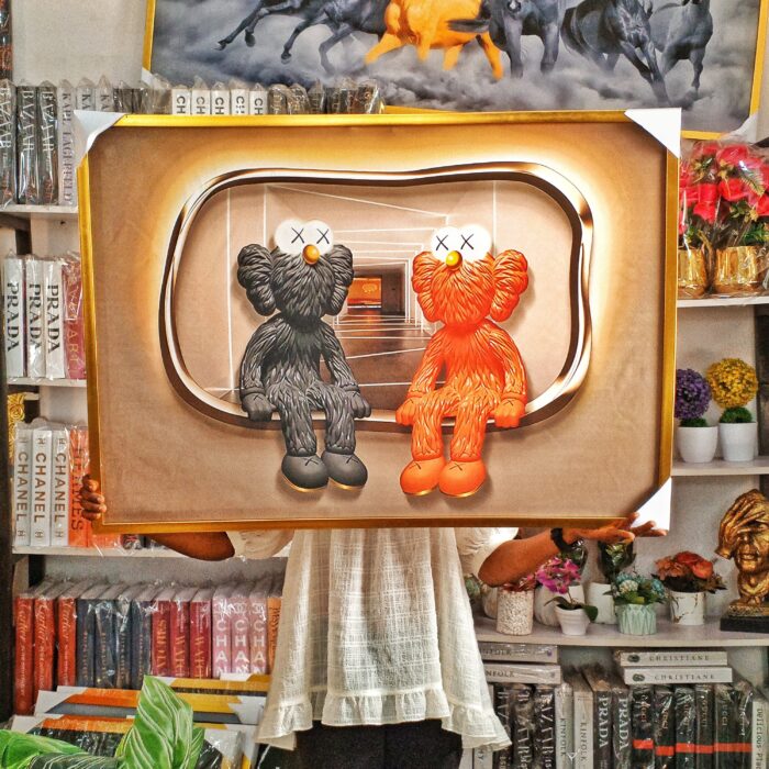 Kaws Twin Canvas Frame