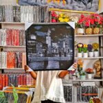 Black City Canvas Frame 2 - Image 2