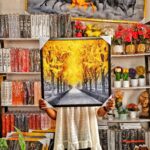 Yellow Trail Canvas Frame 1 - Image 2