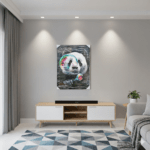 Black Bear Canvas Frame