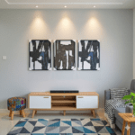 Tally Abstract Canvas Frame 1