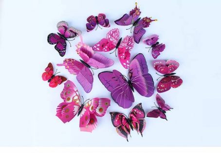 3D Butterflies With Pin For Fabric