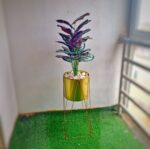Lench Gold Metal Planter - Image 2