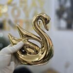 Swan Ornament Gold - Image 3