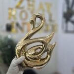 Swan Ornament Gold - Image 2