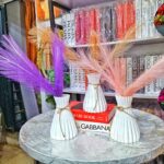 White Pattern Hemp Vase