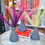 Gray Pattern Hemp Vase