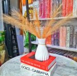 White Pattern Hemp Vase - Image 4