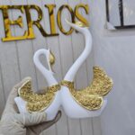 Swan Couple Set Figurine