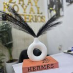 White Donut Vase Large - Image 3