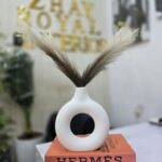 White Donut Vase Large